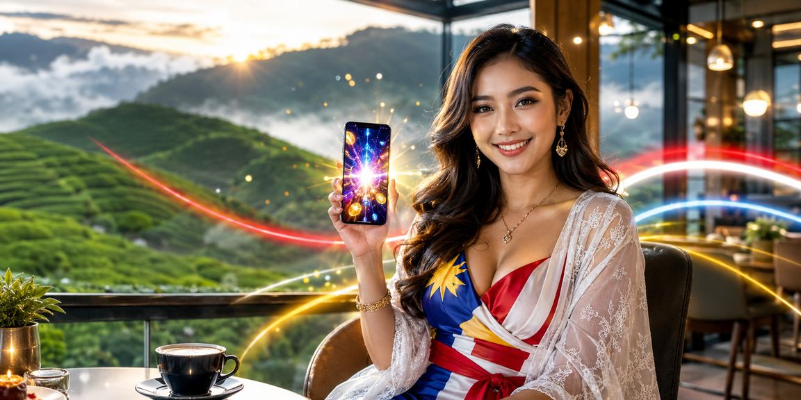 Pengguna Malaysia menggunakan telefon mudah alih untuk bermain kasino dalam talian v2ray